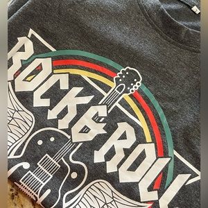 Never worn, size large “rock n roll” tee